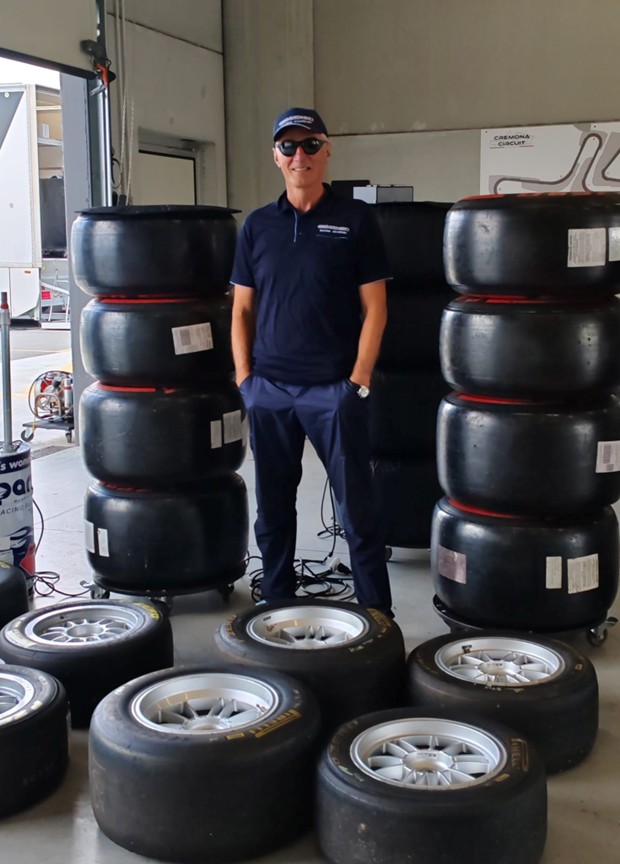 Trackside training and racing tires